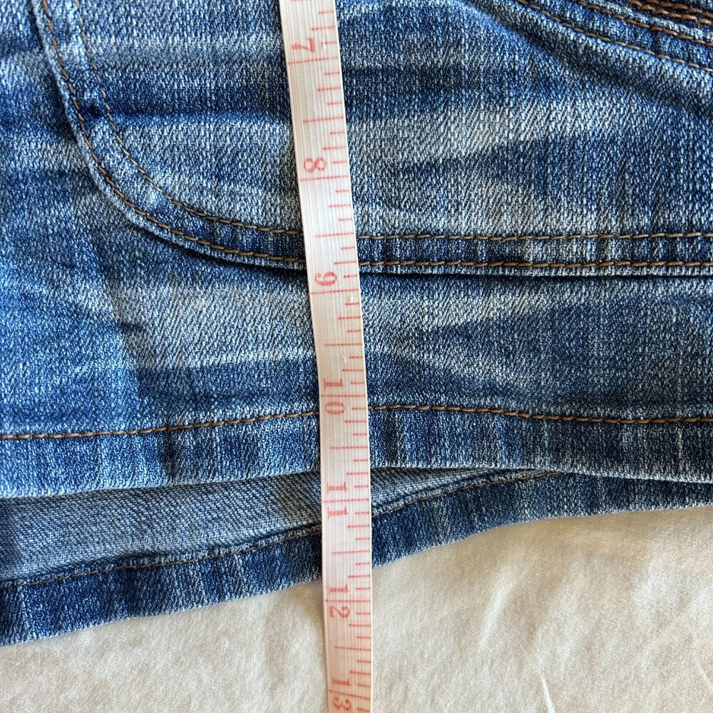 Ladies Mudd Jeans Shorts Size 11 98% Cotton 2% Spandex Spring Summer Travel - Picture 6 of 11